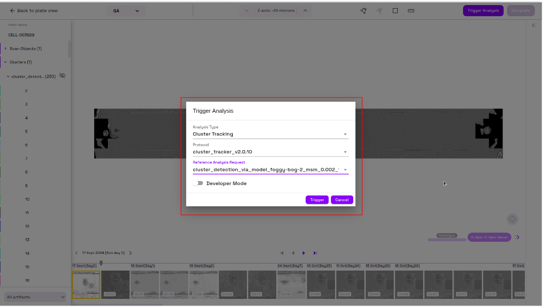 cluster tracker